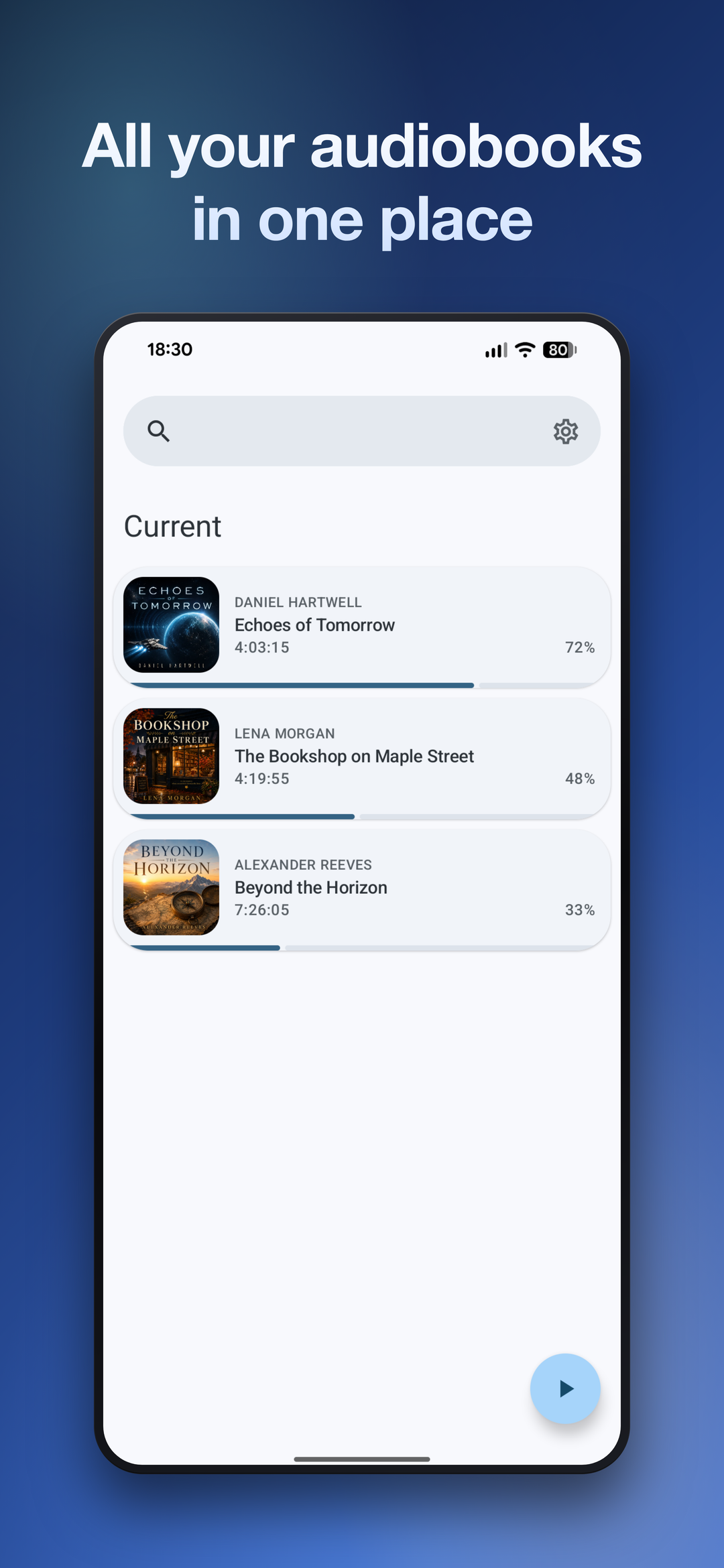 Voice library view